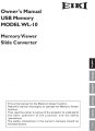 Icon of LC-XB27N Memory Viewer & Slide Converter Manual